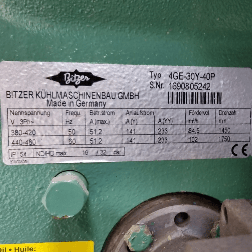 Compressor Bitzer 4GE-30Y-40P