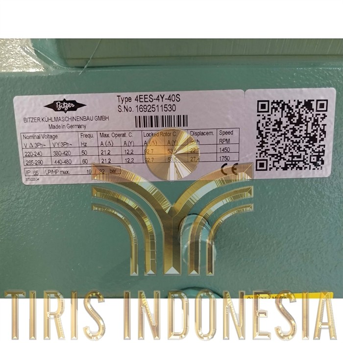 Compressor Semi hermetic Bitzer 4EES-4Y-40S , Compressor Bitzer 4PK