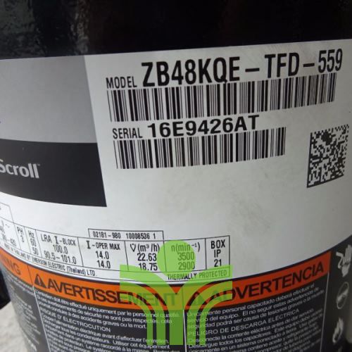Compressor Copeland ZB48KQE-TFD-559
