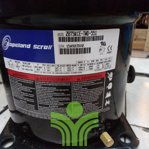 Compressor Copeland ZB75KCE-TWD-551