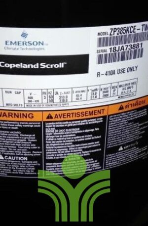 Compressor Copeland ZP385KCE-TWD-522