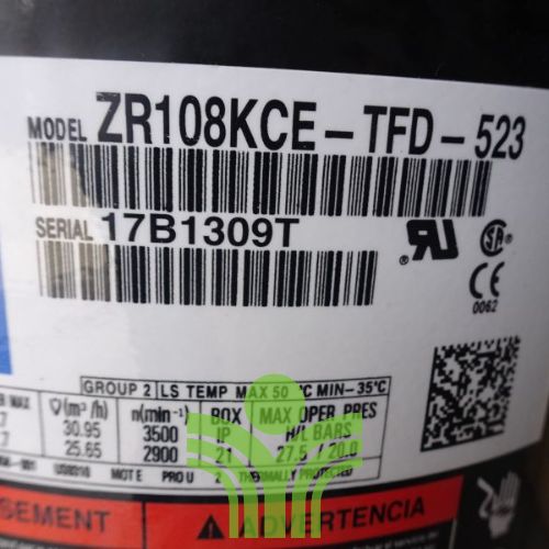 Compressor Copeland ZR108KCE-TFD-523