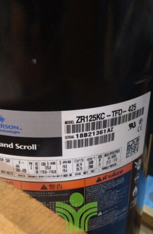 Compressor Copeland ZR125KC-TFD-425