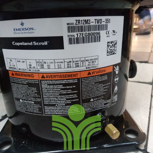 Compressor Copeland ZR12M3-TWD-551