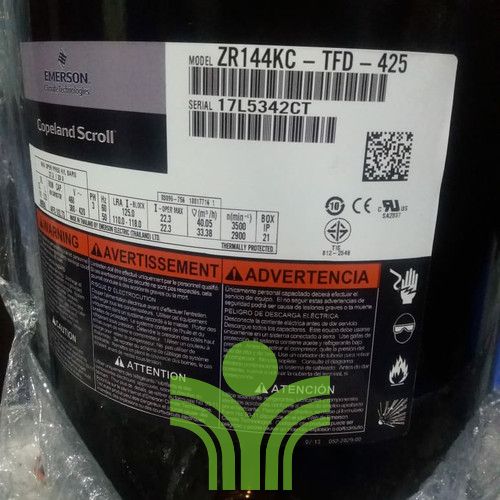 Compressor Copeland ZR144KC-TFD-425