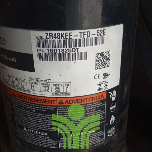 Compressor Copeland ZR48KEE-TFD-52E