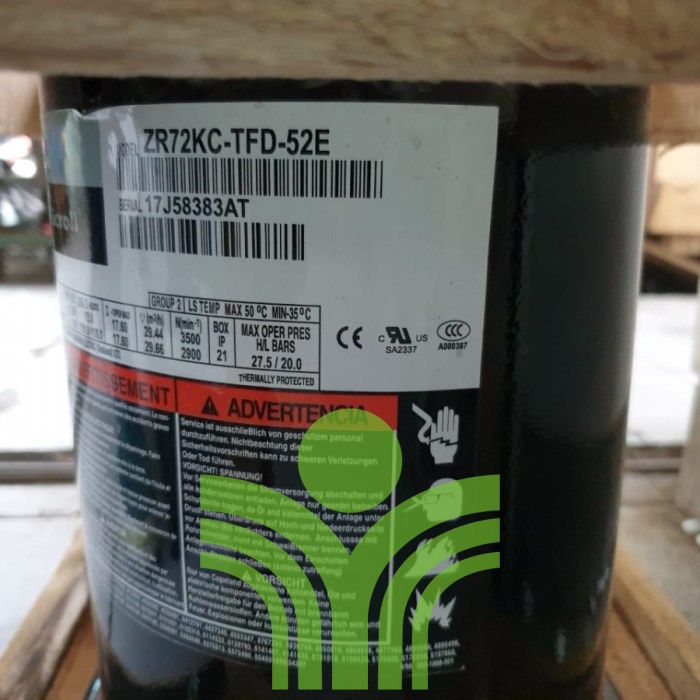 harga Compressor Copeland ZR72KC-TFD-52E