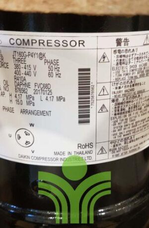 Compressor Daikin JT160G-P4Y1@K
