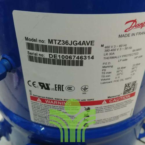 Compressor Maneurop MTZ36JG4AVE