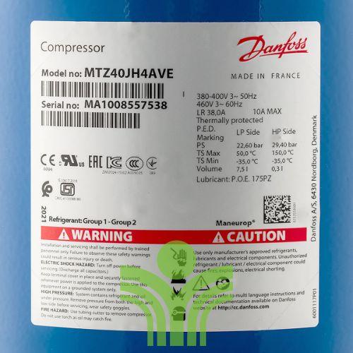 Compressor Maneurop MTZ40JH4AVE