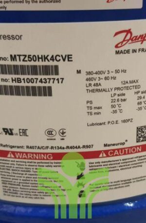 Compressor Maneurop MTZ50HK4CVE