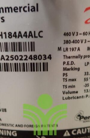 Compressor SH184A4ALC Danfoss