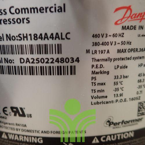 Compressor SH184A4ALC Danfoss