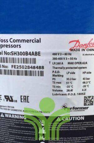 Compressor SH300B4ABE Danfoss
