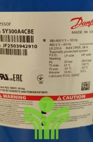 Compressor SY300A4CBE Danfoss