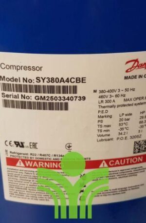 Compressor SY380A4CBE Danfoss