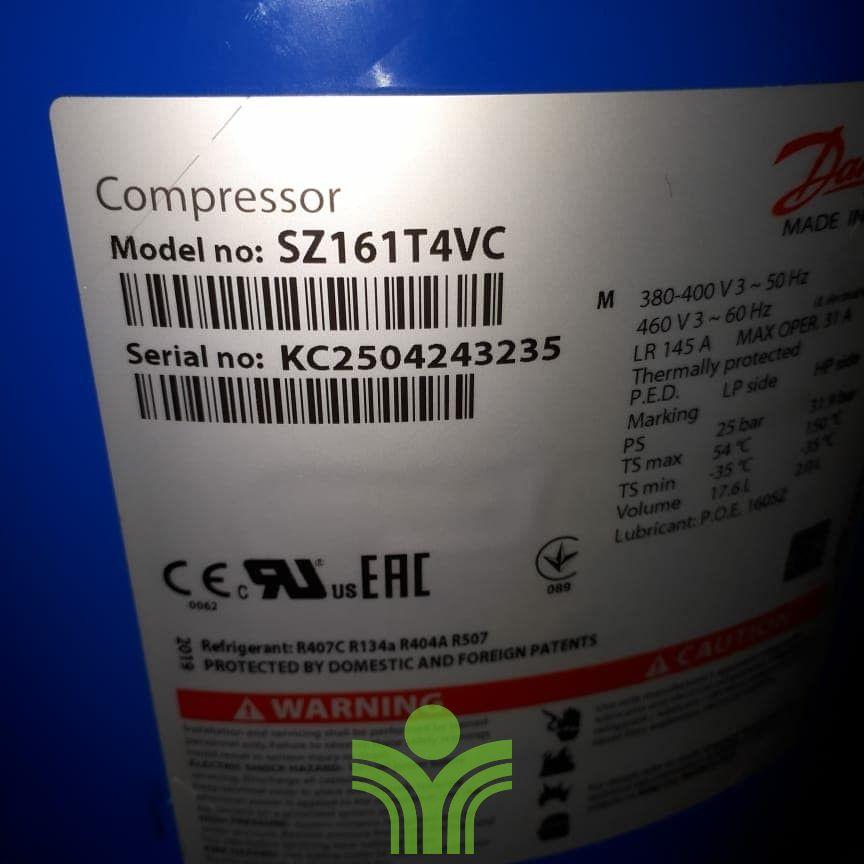 Compressor SZ161T4VC Danfoss