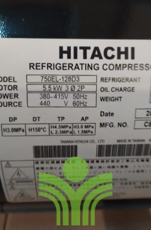Hitachi 750EL-128D3 Compressor