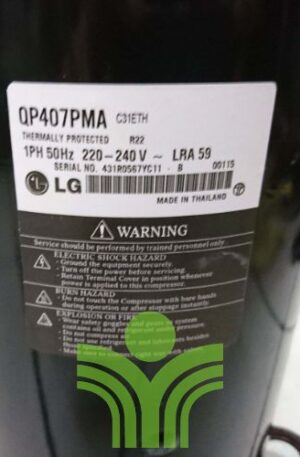 Compressor AC LG QP407PMA