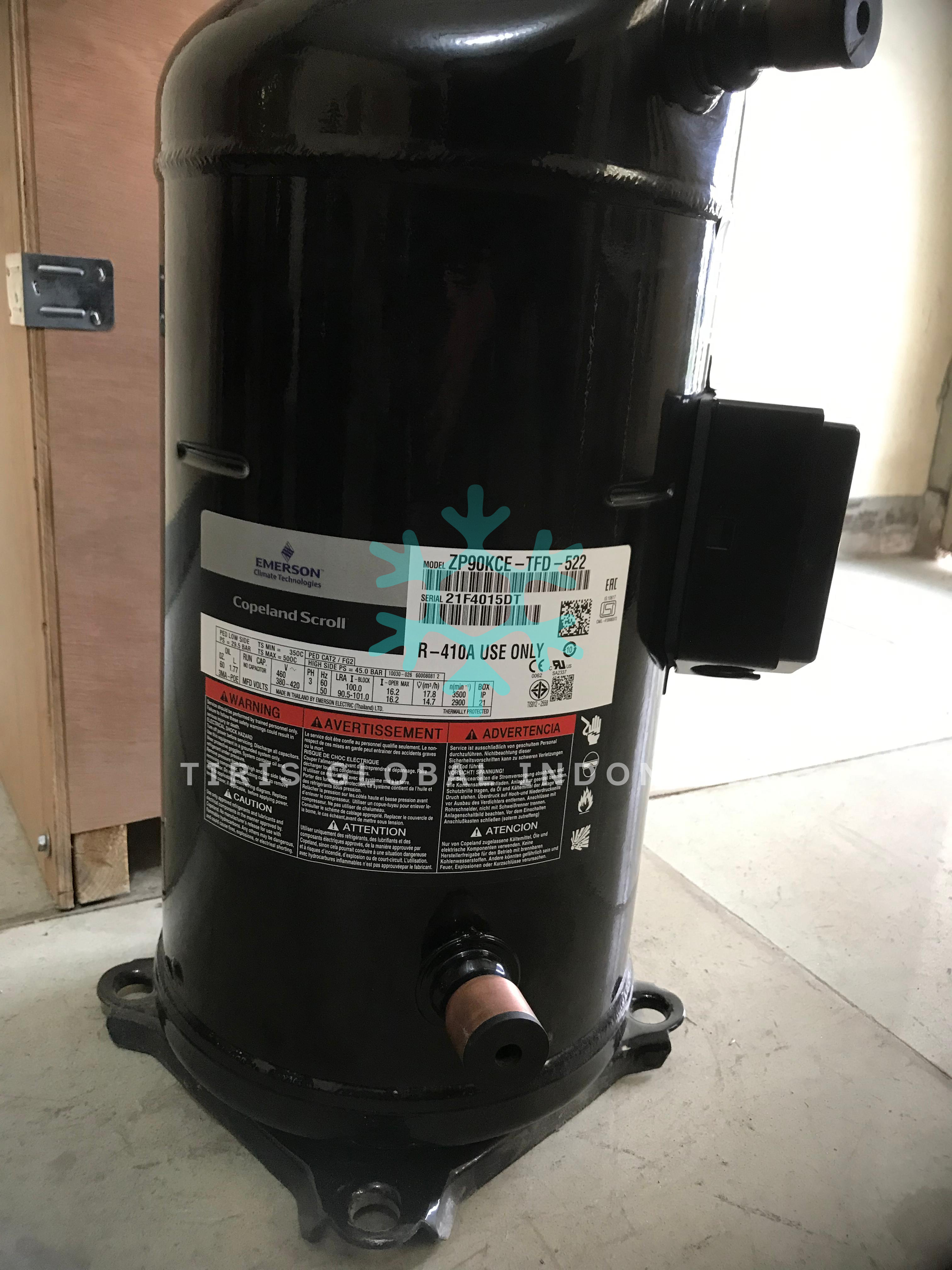 Compressor Emerson ZP90KCE-TFD-522 - Gambar 2