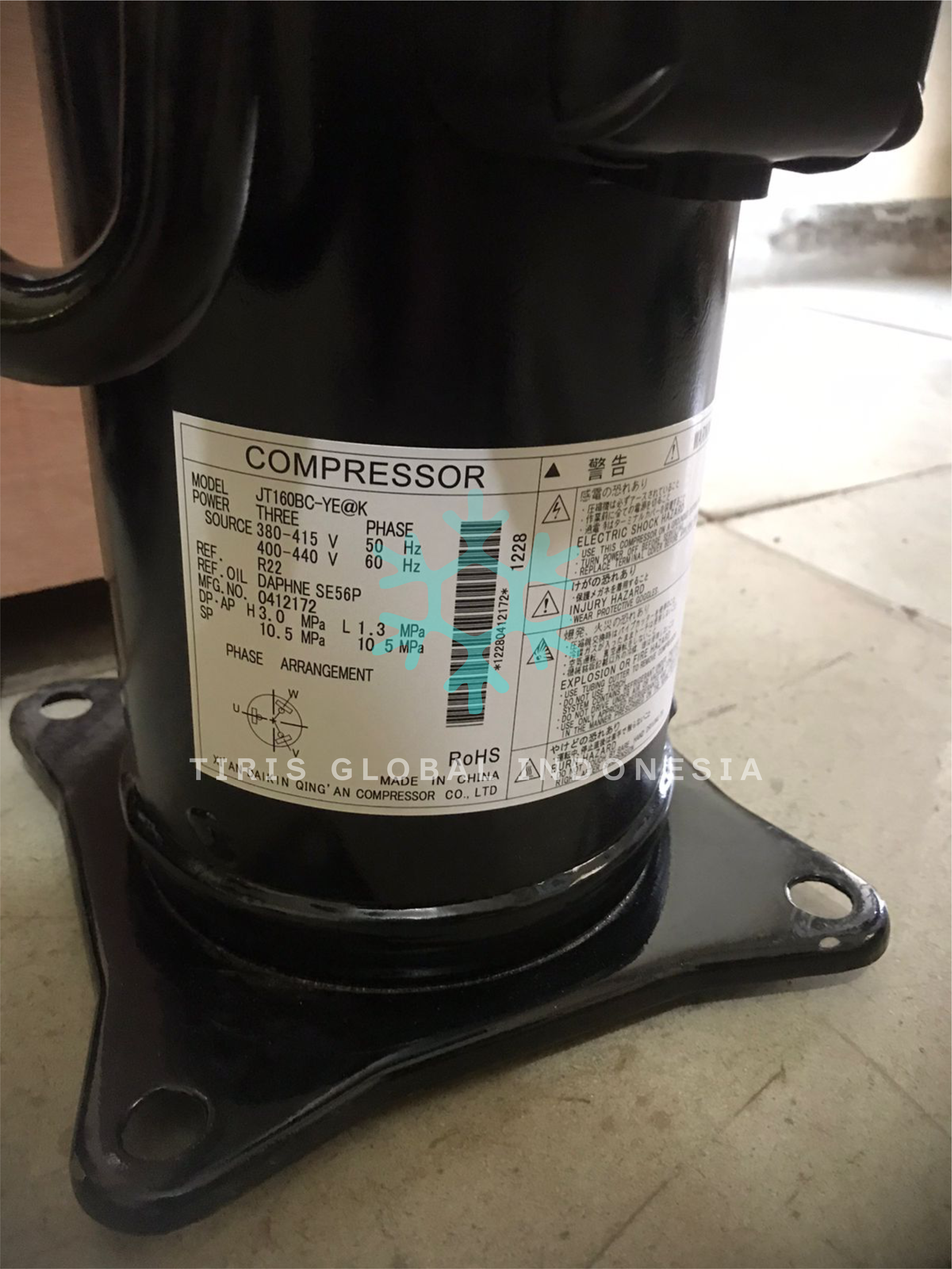 Compressor Daikin JT160BC-YE@K - Gambar 3
