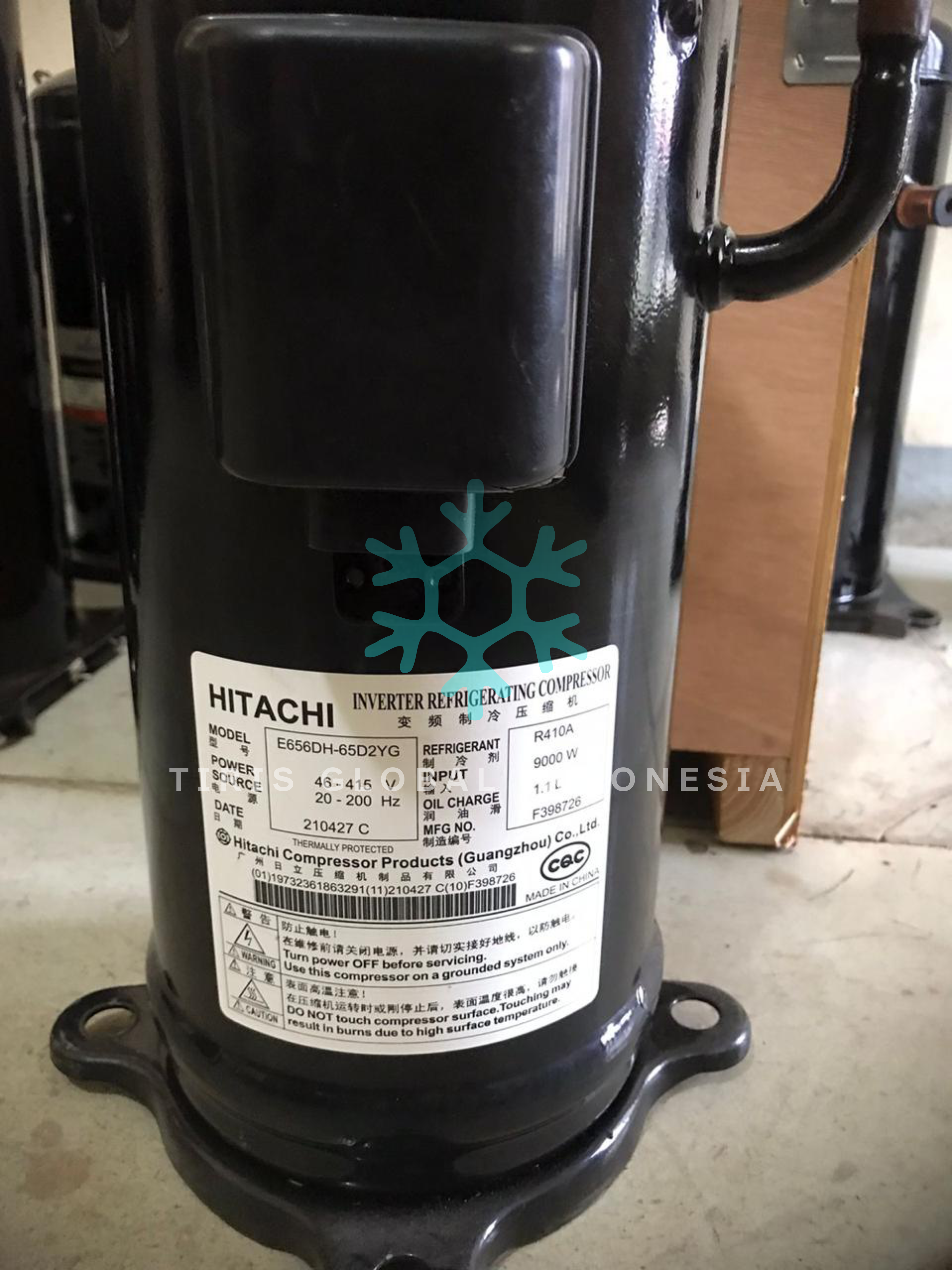 Compressor Hitachi E656DH-65D2YG - Gambar 3